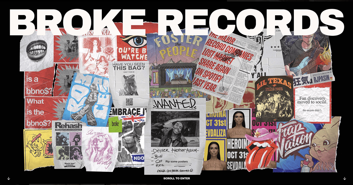 Broke Records — 合资 — 录音与版权